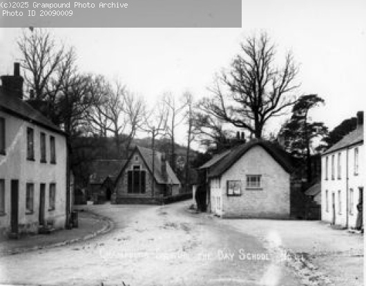 Picture of Grampound School and start of Fore Street