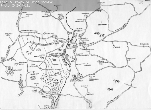 Picture of Sketch Map of Grampound Area