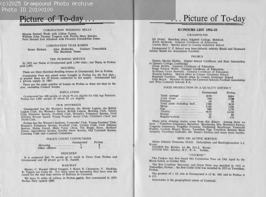 Picture of Coronation Day Programme 1953