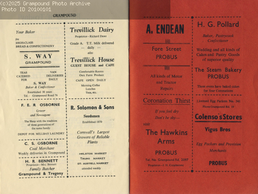 Picture of Coronation Day Programme 1953