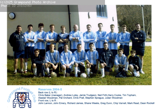 Picture of Grampound Football Club 2004-05 Reserves