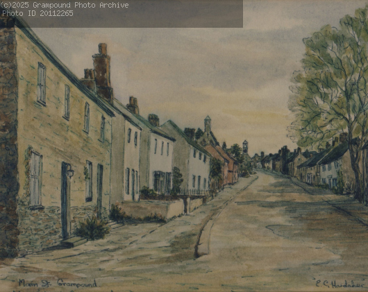 Picture of Watercolour Lower Fore Street 1980s