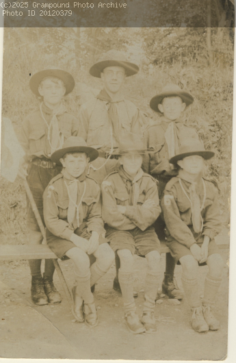 Picture of Grampound Scouts 1920's