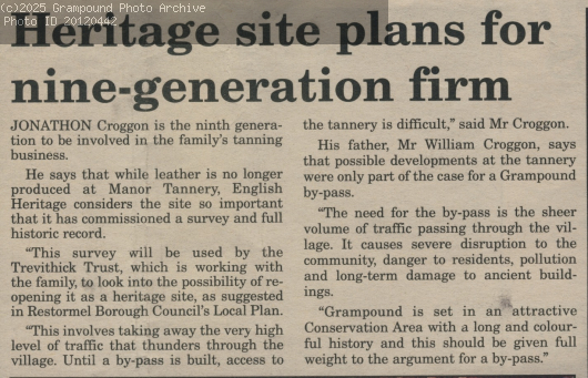 Picture of Manor Tannery 2000 Text