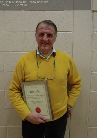 Picture of Timm Lobb received the 1st Parish Award 2015