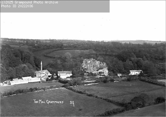 Picture of the mill, the quarry and the almshouses